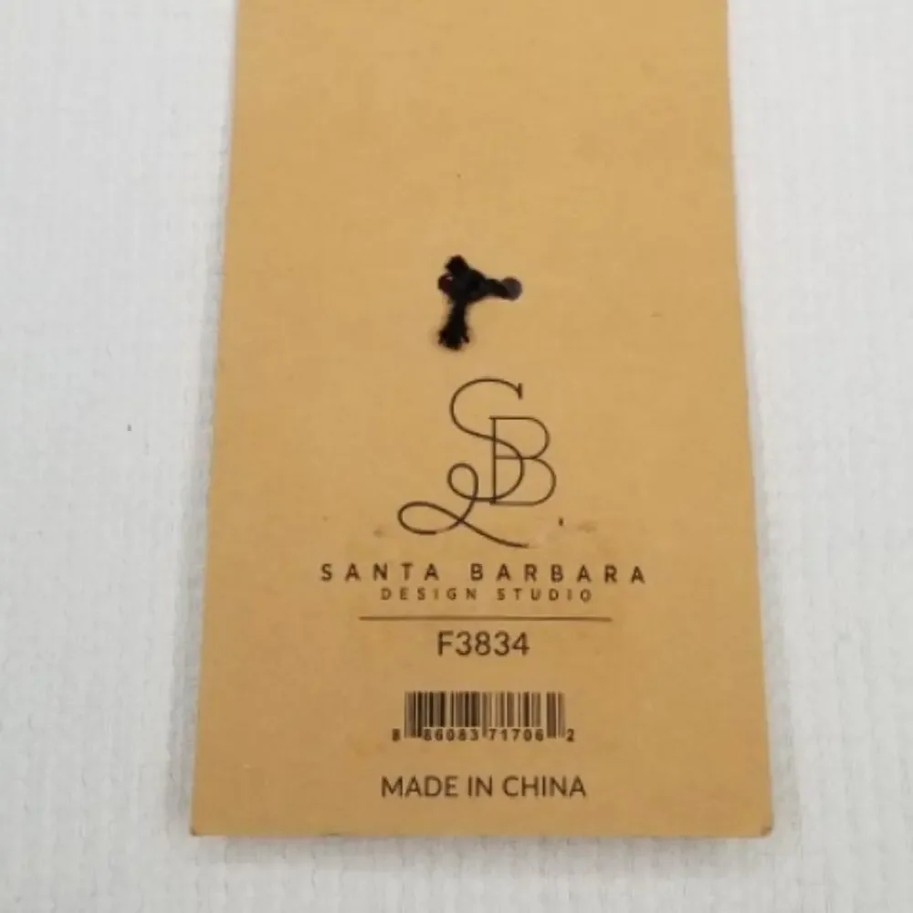 Santa Barbara Leather Pet Tag Talk to the Tail Dog Cat